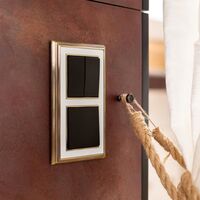 Рамка на 2 поста (бронза/белый, Palacio) / WL17-Frame-02