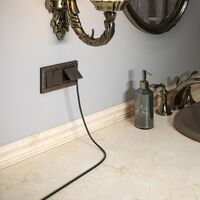 Рамка на 2 поста (бронза, Antik) / W0021512