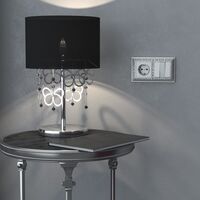 Рамка на 2 поста (матовый хром, Antik) / WL07-Frame-02