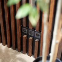 Рамка на 3 поста (черный, Aluminium) / W0031708