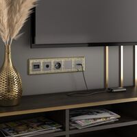 Рамка на 5 постов (золото/черный, Palacio Gracia) / WL77-Frame-05