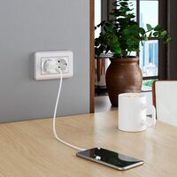 Розетка двойная с заземлением (перламутровый рифленый) / W1172013