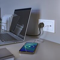 Розетка USB тип A+C (белый) / W1171801