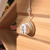 Переключатель одноклавишный Retro (белый) / W5612001