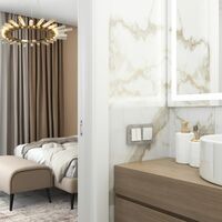 Розетка с заземлением и шторками c крышкой IP44 (белый матовый) / W1171261