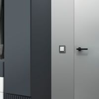 Выключатель одноклавишный проходной (белый матовый) / W1112061