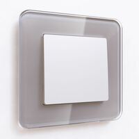 Выключатель одноклавишный проходной (белый матовый) / W1112061