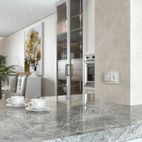 Выключатель двухклавишный (белый матовый) / W1120061