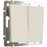 Выключатель двухклавишный (айвори матовый) / W1120062