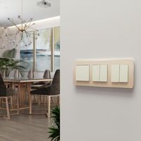 Выключатель двухклавишный (айвори матовый) / W1120062