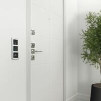 Рамка на 3 поста (белый/серебро, Baguette) / W0032850