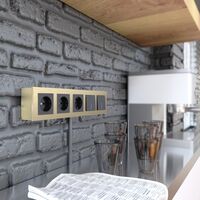 Коробка для накладного монтажа (шампань) / W8000011