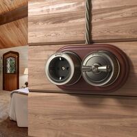 Переключатель одноклавишный Retro (Бронзовый) / W5712012