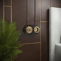 Переключатель одноклавишный Retro (Бронзовый) / W5712012