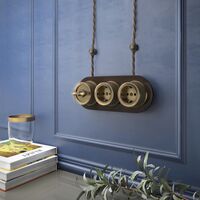 Переключатель одноклавишный Retro (Бронзовый) / W5712012