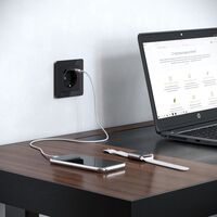 Рамка на 1 пост (черный, Acrylic) / W0012708