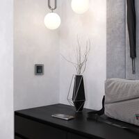 Рамка на 1 пост (графит, Acrylic) / W0012704