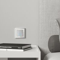 Рамка на 1 пост (белый/серебро, Baguette) / W0012850