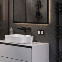 Рамка на 2 поста (черный, Acrylic) / W0022708