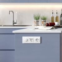 Рамка на 3 поста (белый, Acrylic) / W0032701