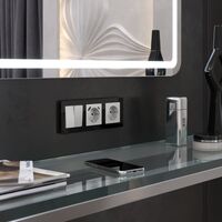 Рамка на 3 поста (черный, Acrylic) / W0032708