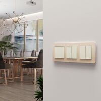 Рамка на 3 поста (шампань, Platinum) / W0032611