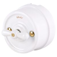 Винты для накладного выключателя 3шт. (золото) Ретро / WL18-21-01