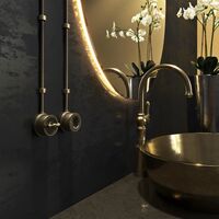 Выключатель на 4 положения двухклавишный Retro (Бронзовый) / WL19-01-05