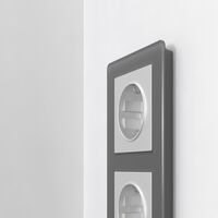 Рамка на 2 поста (графит, Acrylic) / W0022704