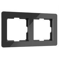 Рамка на 2 поста (черный, Acrylic) / W0022708