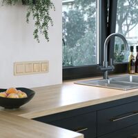 Рамка на 4 поста (шампань, Platinum) / W0042611