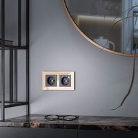 Рамка на 2 поста (шампань, Favorit) / W0021111