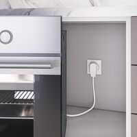 Комплект: розетка с вилкой для электроплиты 32А 250В, коробка в стену (белый) / W1189201