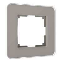 Рамка на 1 пост (дымчатый, Elite) / W0012417