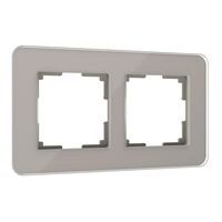 Рамка на 2 поста (дымчатый, Elite) / W0022417