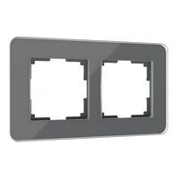 Рамка на 2 поста (графит, Elite) / W0022440