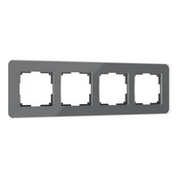 Рамка на 4 поста (графит, Elite) / W0042440