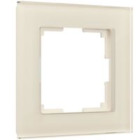 Рамка на 1 пост (молочный, Favorit) / W0011141
