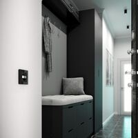 Датчик движения 500 Вт, двухпроводный (черный) / W1155108