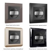 Датчик движения 500 Вт, двухпроводный (черный) / W1155108