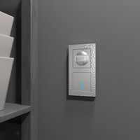 Датчик движения 500 Вт, двухпроводный (серебряный) / W1155106