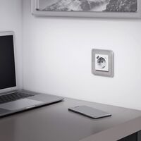 Рамка на 1 пост (дымчатый, Elite) / W0012417