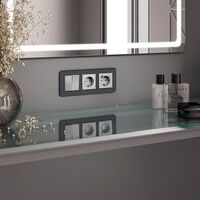 Рамка на 3 поста (графит, Elite) / W0032440