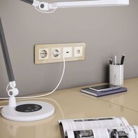 Рамка на 4 поста (айвори, Elite) / W0042443