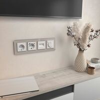 Рамка на 4 поста (дымчатый, Elite) / W0042417