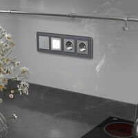 Рамка на 4 поста (графит, Elite) / W0042440