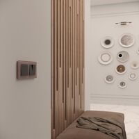 Рамка на 2 поста (латте, Favorit) / W0021142