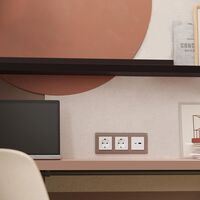 Рамка на 3 поста (латте, Favorit) / W0031142