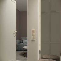 Рамка на 3 поста (молочный, Favorit) / W0031141