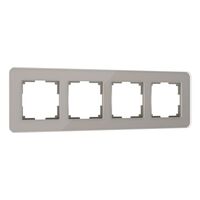 Рамка на 4 поста (дымчатый, Elite) / W0042417